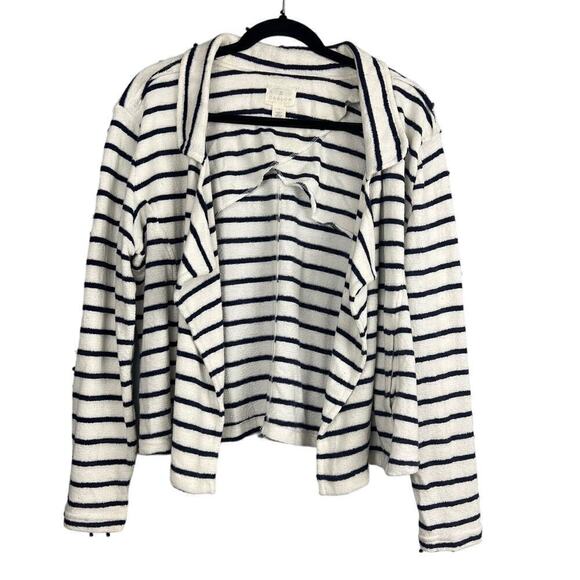 Caslon Open Front Terry Blazer Size L - Picture 1 of 6